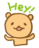The loosely cute bear English ver. sticker #8701753