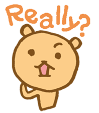 The loosely cute bear English ver. sticker #8701754