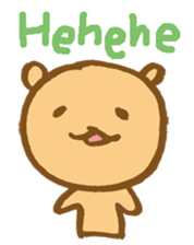 The loosely cute bear English ver. sticker #8701757