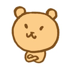 The loosely cute bear English ver. sticker #8701759