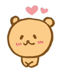 The loosely cute bear English ver. sticker #8701760