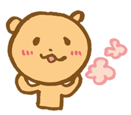 The loosely cute bear English ver. sticker #8701765