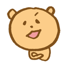 The loosely cute bear English ver. sticker #8701766