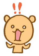 The loosely cute bear English ver. sticker #8701768