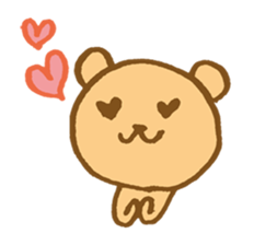 The loosely cute bear English ver. sticker #8701769
