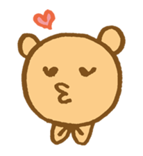 The loosely cute bear English ver. sticker #8701770