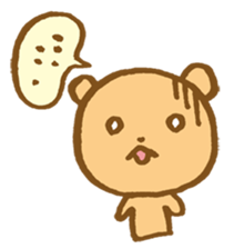 The loosely cute bear English ver. sticker #8701774