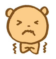 The loosely cute bear English ver. sticker #8701775