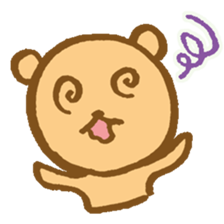 The loosely cute bear English ver. sticker #8701776