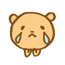 The loosely cute bear English ver. sticker #8701778