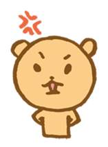 The loosely cute bear English ver. sticker #8701779