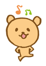 The loosely cute bear English ver. sticker #8701781