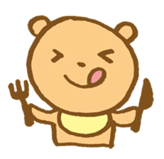 The loosely cute bear English ver. sticker #8701783