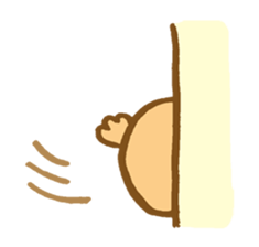 The loosely cute bear English ver. sticker #8701785