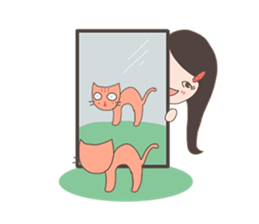 Cat-reeya sticker #8701830