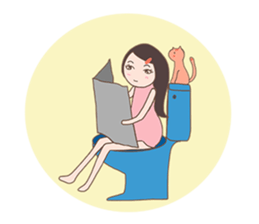 Cat-reeya sticker #8701865