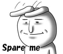 Pleasant cute rabbit sticker #8702300