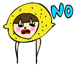 A Lemon Girl sticker #8702470