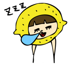 A Lemon Girl sticker #8702480
