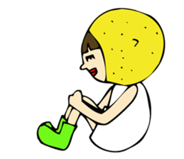 A Lemon Girl sticker #8702486