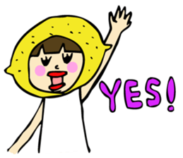 A Lemon Girl sticker #8702492