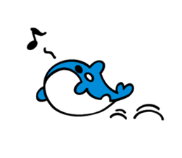 MiniWhale-Whitedu and friends sticker #8702997