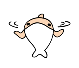 MiniWhale-Whitedu and friends sticker #8703017