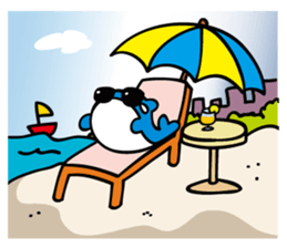 MiniWhale-Whitedu and friends sticker #8703018