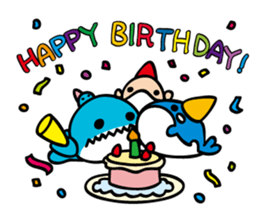 MiniWhale-Whitedu and friends sticker #8703022