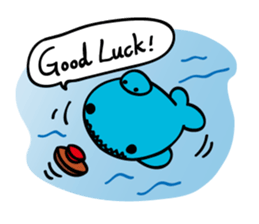 MiniWhale-Whitedu and friends sticker #8703023