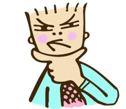 Awesome boy love love sticker #8703202