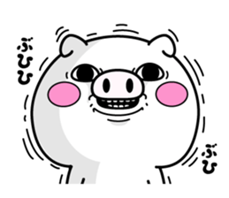 Pig100% sticker #8703710