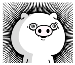 Pig100% sticker #8703712