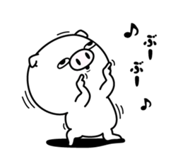 Pig100% sticker #8703719