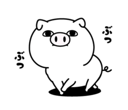 Pig100% sticker #8703723