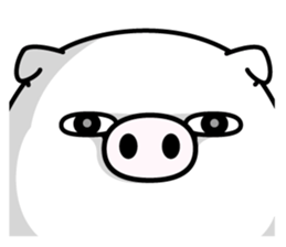 Pig100% sticker #8703724
