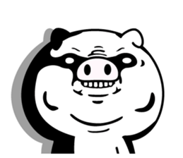 Pig100% sticker #8703736