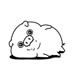 Pig100% sticker #8703740