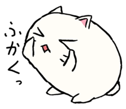 Pompous attitude cat sticker #8704220