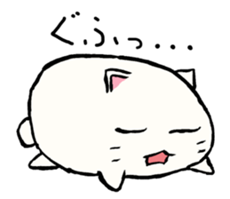 Pompous attitude cat sticker #8704225