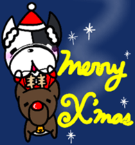 French bulldog Pistachio vol.8 x'mas sticker #8704266