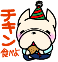 French bulldog Pistachio vol.8 x'mas sticker #8704278