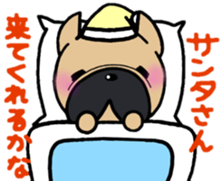 French bulldog Pistachio vol.8 x'mas sticker #8704282