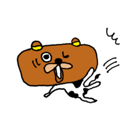 cowBear. sticker #8704587