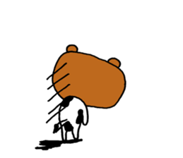 cowBear. sticker #8704588