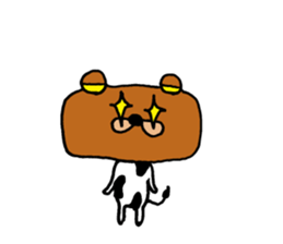 cowBear. sticker #8704591