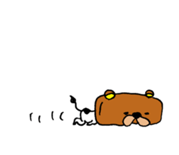 cowBear. sticker #8704594