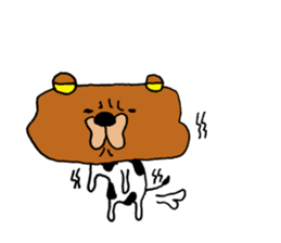 cowBear. sticker #8704603