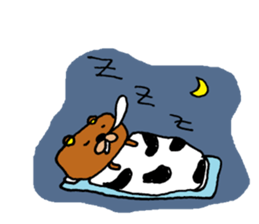 cowBear. sticker #8704606