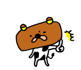 cowBear. sticker #8704614